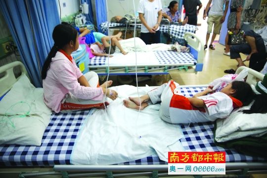 不明毒氣泄漏導致小學生受害住院治療