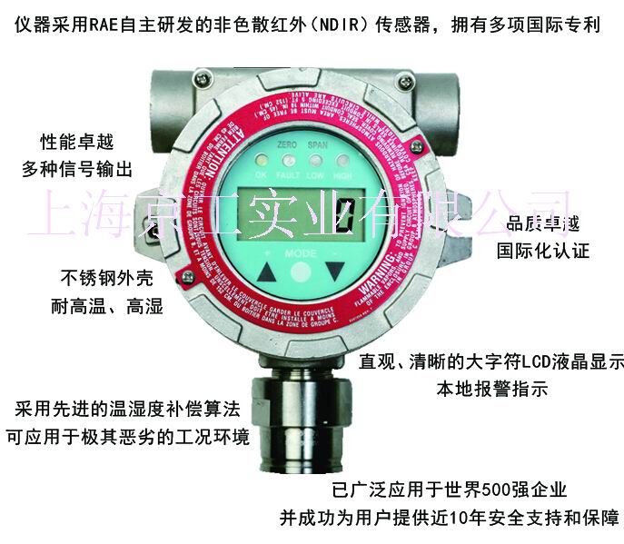美國(guó)華瑞紅外氣體檢測(cè)儀FGM-1200S
