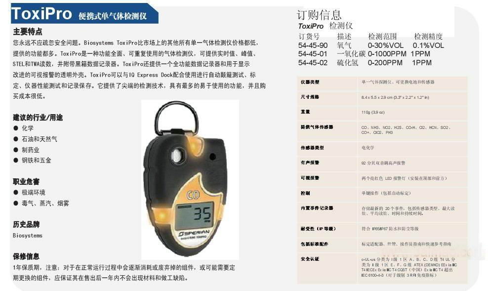 斯博瑞安CO檢測(cè)儀