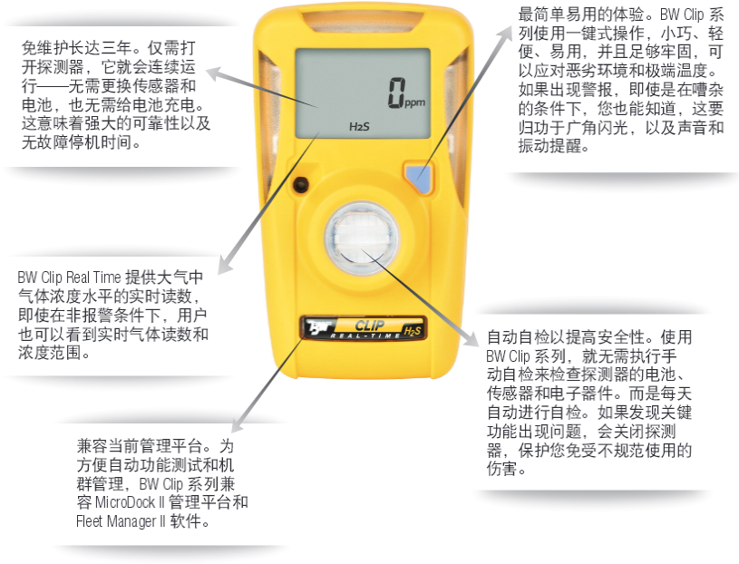 BW單一氣體檢測(cè)儀